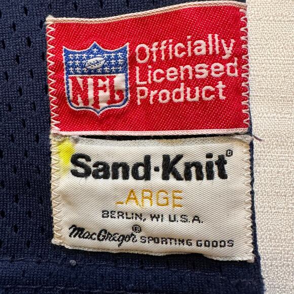 Sand-Knit MacGregor Chicago Bears Jersey 95 Richard Dent Vintage 80s L - Picture 4 of 6